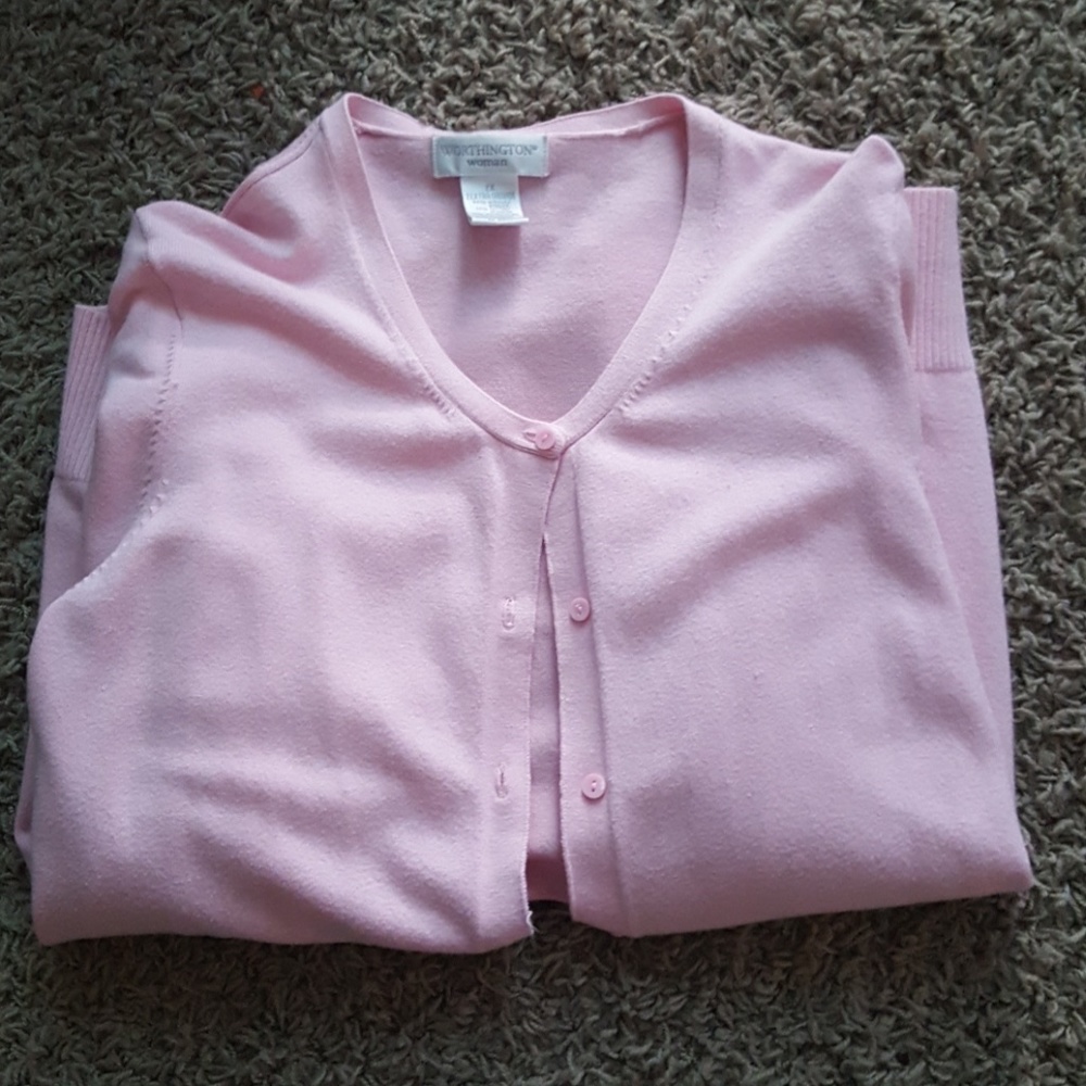 Light pink cardigan