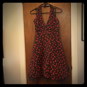 Rockabilly cherry dress