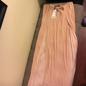 Boohoo long maxi skirt