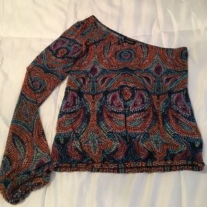 Bebe one shoulder top