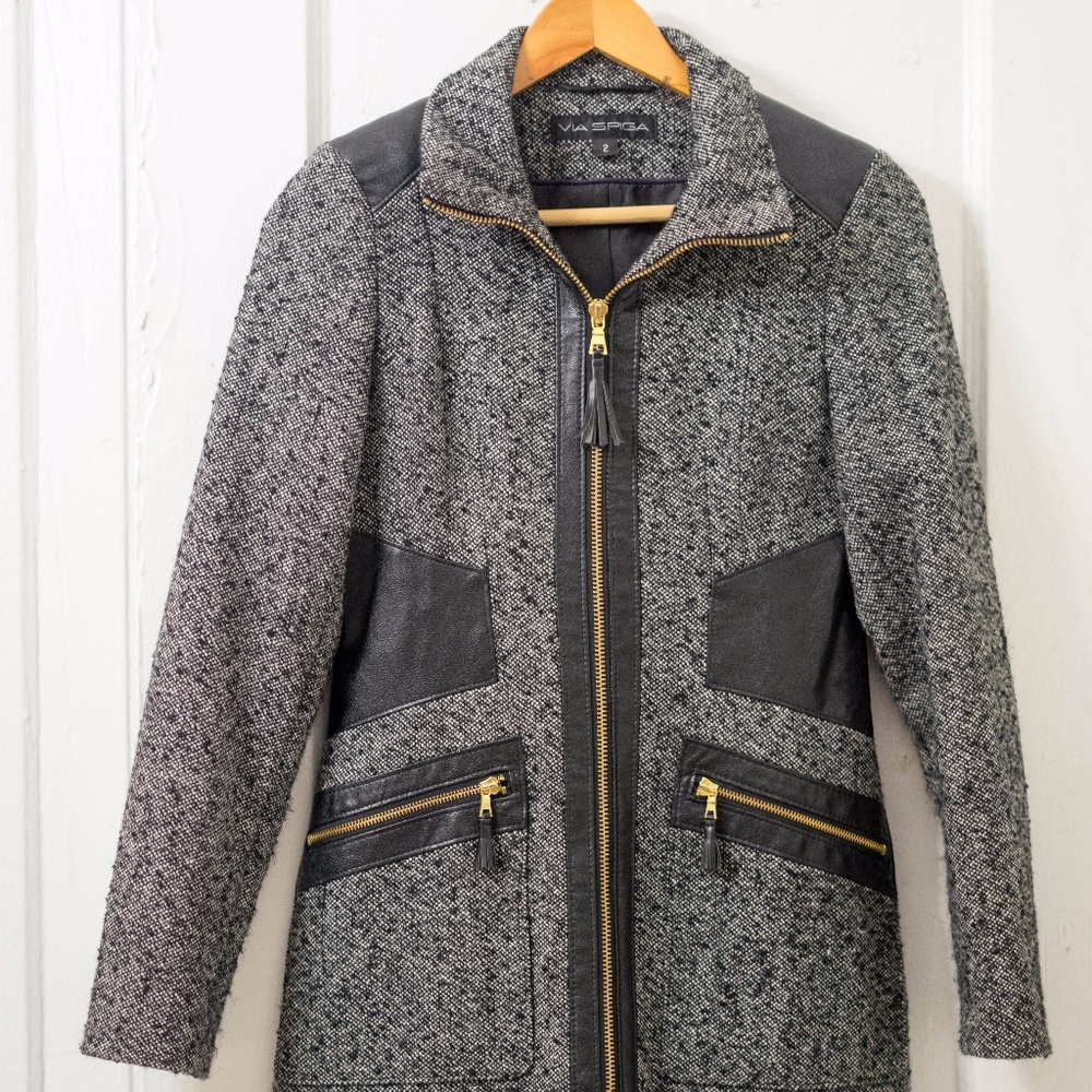 Via Spiga Wool Winter Jacket / Coat
