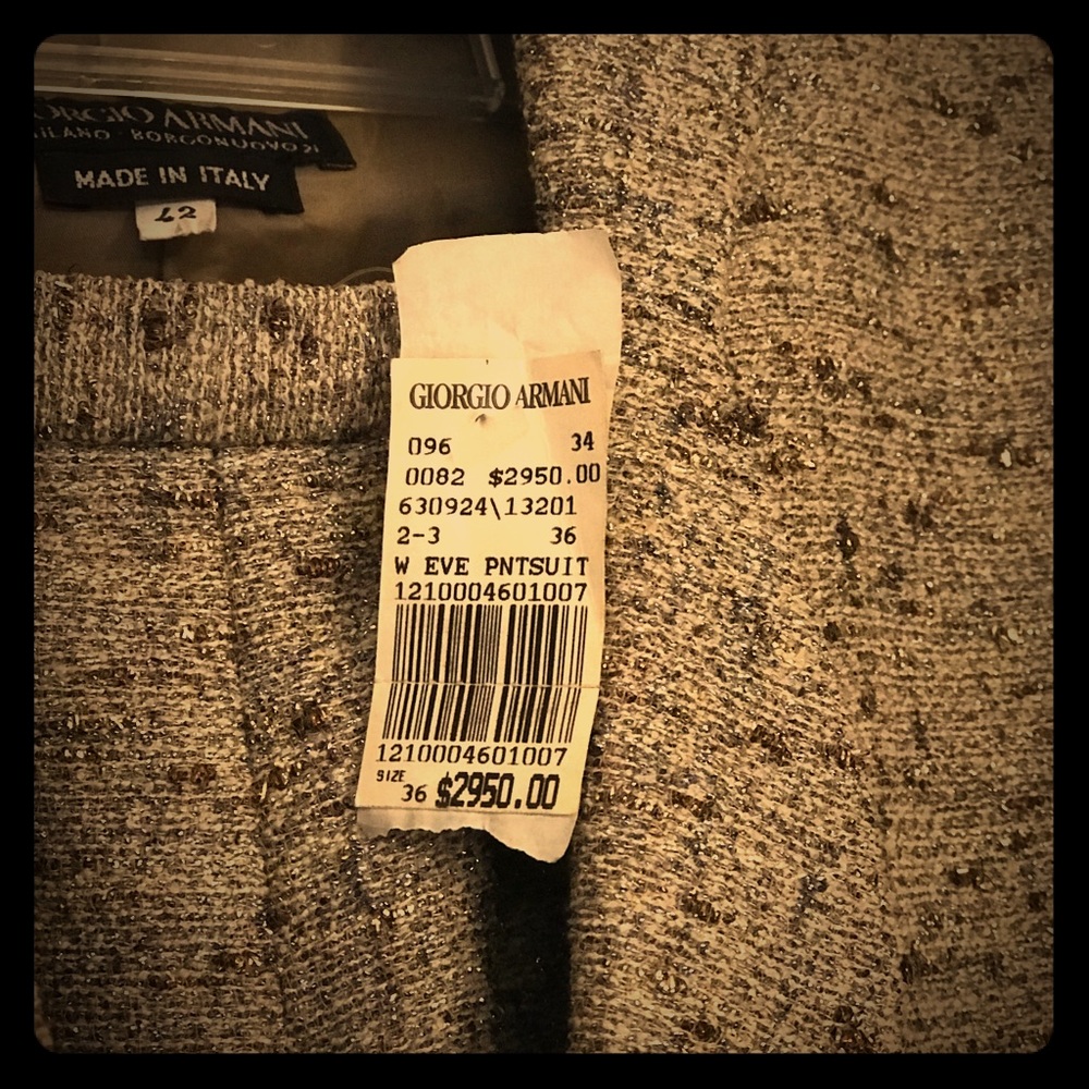 Authentic Giorgio Armani Women’s Pants Suit