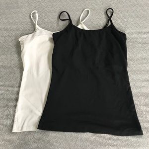 Set of TWO Layering Camisole Tank Tops Bundle
