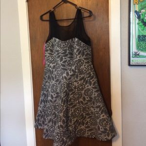 Cute prom dress! Fitted with low back!