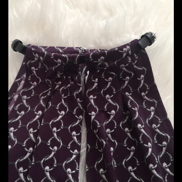 MICHAEL Michael Kors leather trim neck halter top - Picture 2 of 4