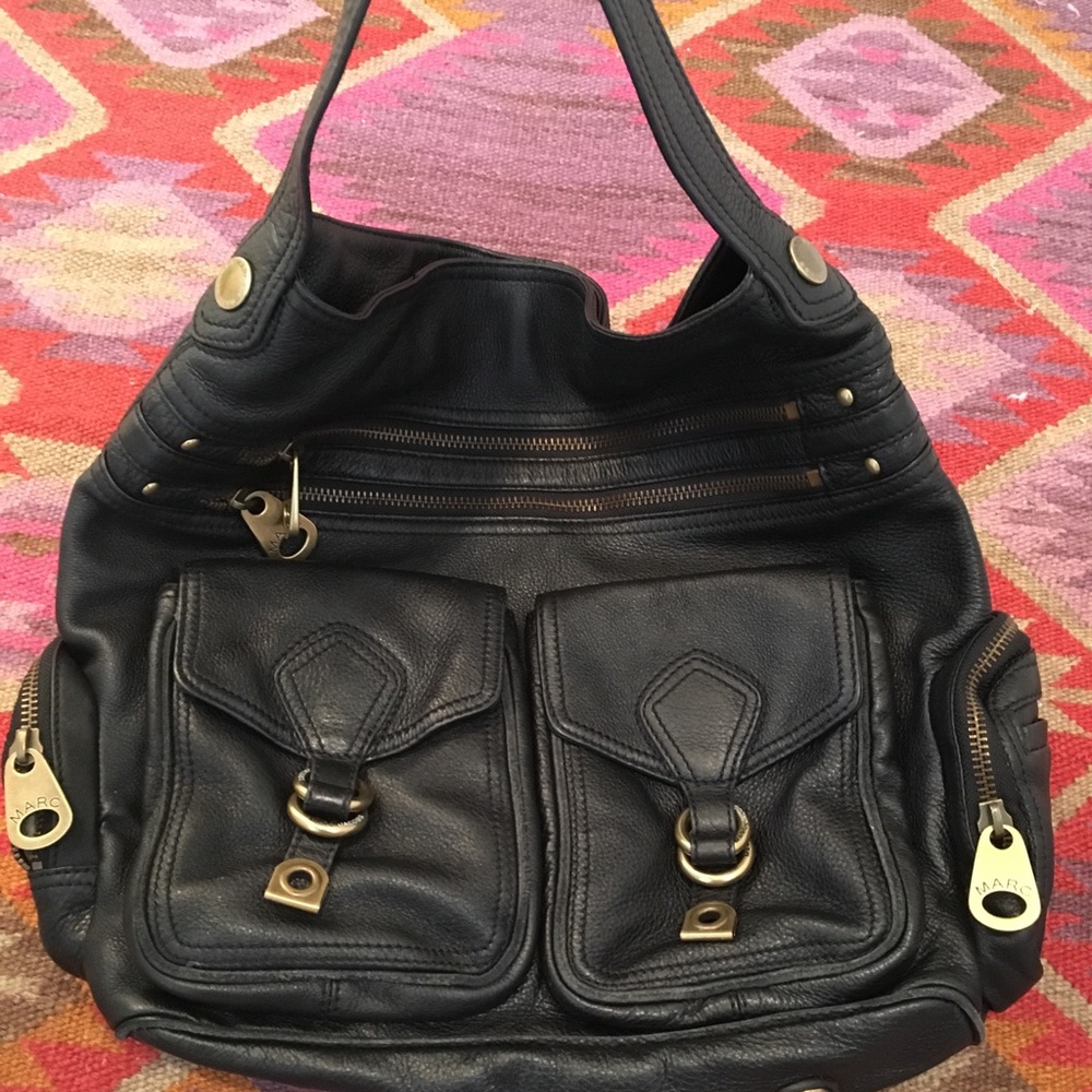 Authentic Marc Jacobs Beautiful Black Leather Bag