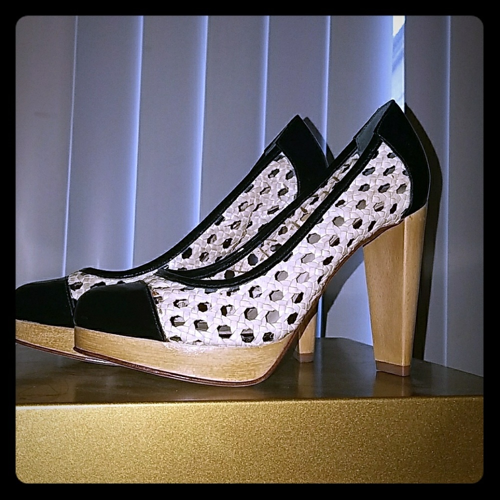 Cole Haan Capped Toe Pumps