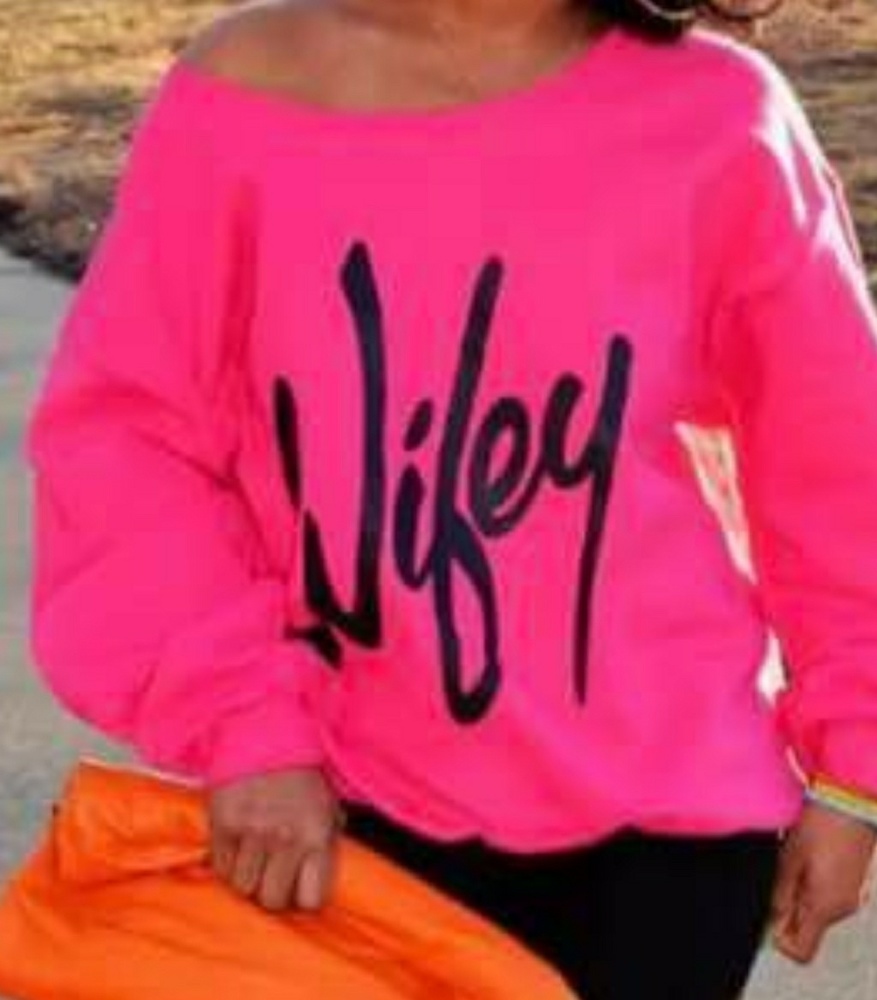 Wifey Off Shoulder Shirt
