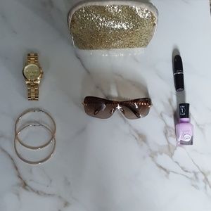 Tiffany's Rimless Sunglasses w/ Swarovski Crystal