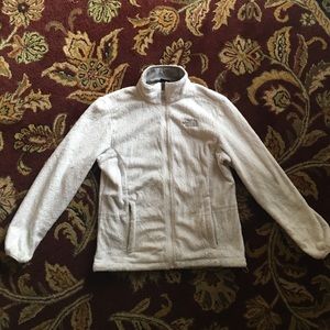 White Northface Jacket Medium
