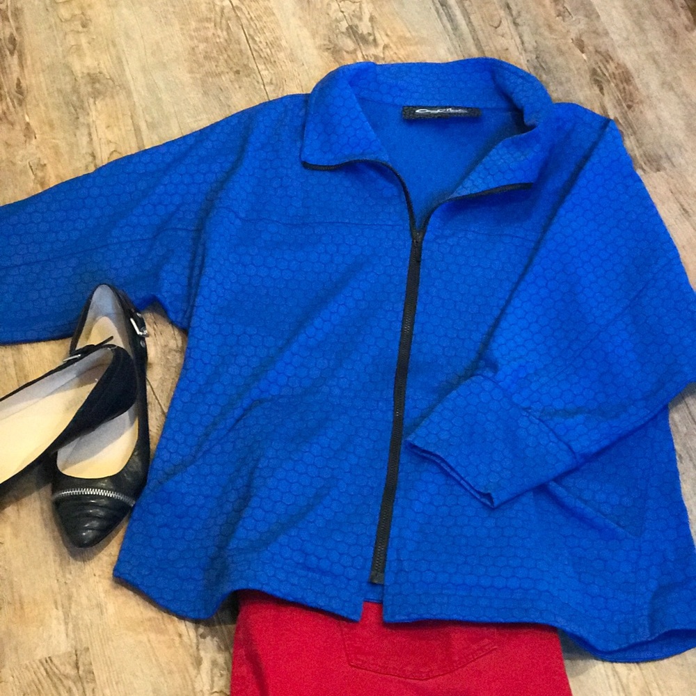 Cheryl Nash lightweight Polyester Knit jacket