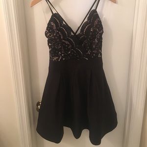 Gorgeous NWT black lace dress