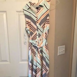 Ann Taylor Loft striped dress