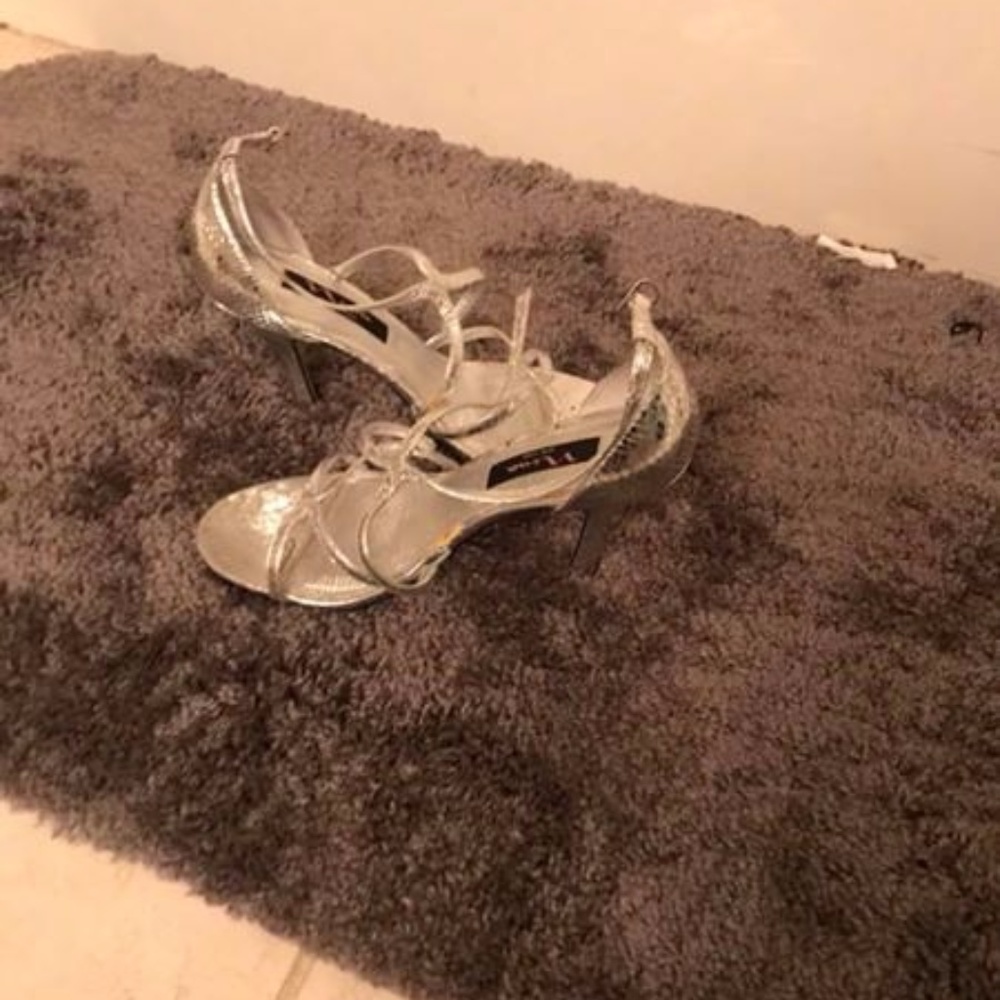 Silver Nina Sandals