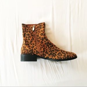 Top Shop Leopard Booties