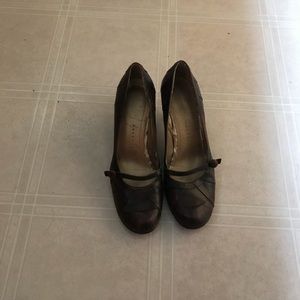 Nine West brown heels