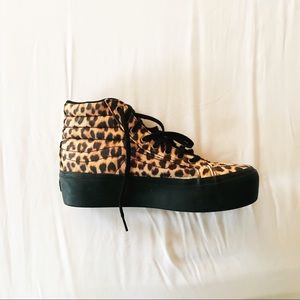 Vans Leopard Platform