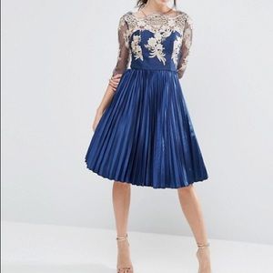 Chi Chi London Long Sleeve Lace Dress (ASOS)