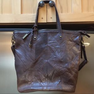 Lucky Brand bohemian patchwork leather purse