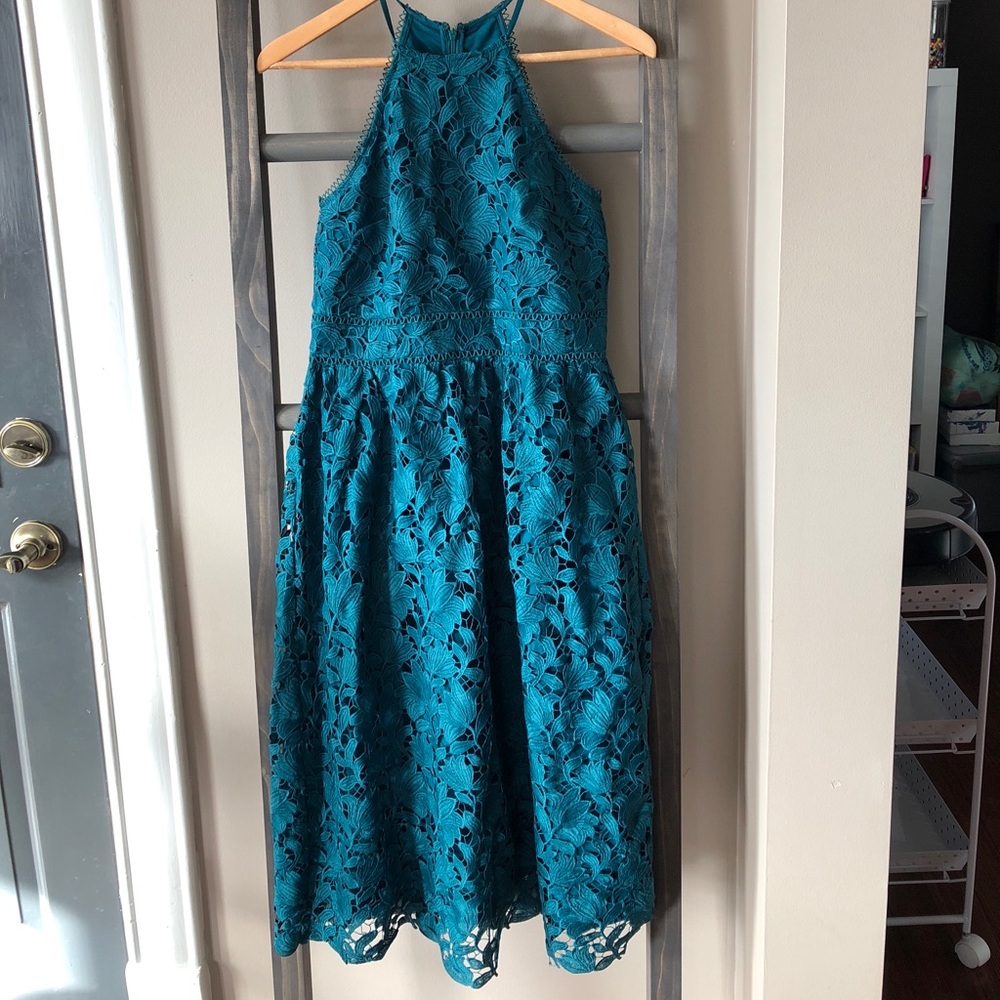 Loft Lace Halter Dress, Size 2.  NWT