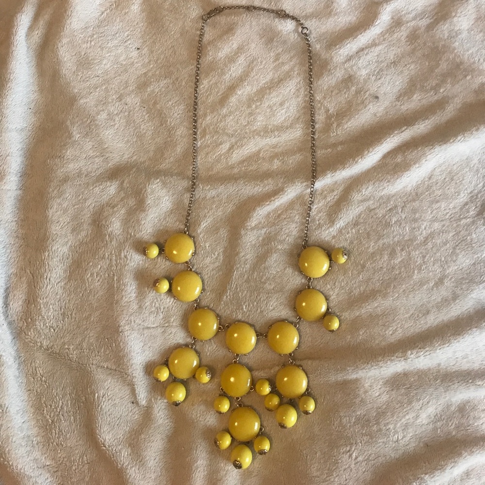 Yellow Statement Necklace