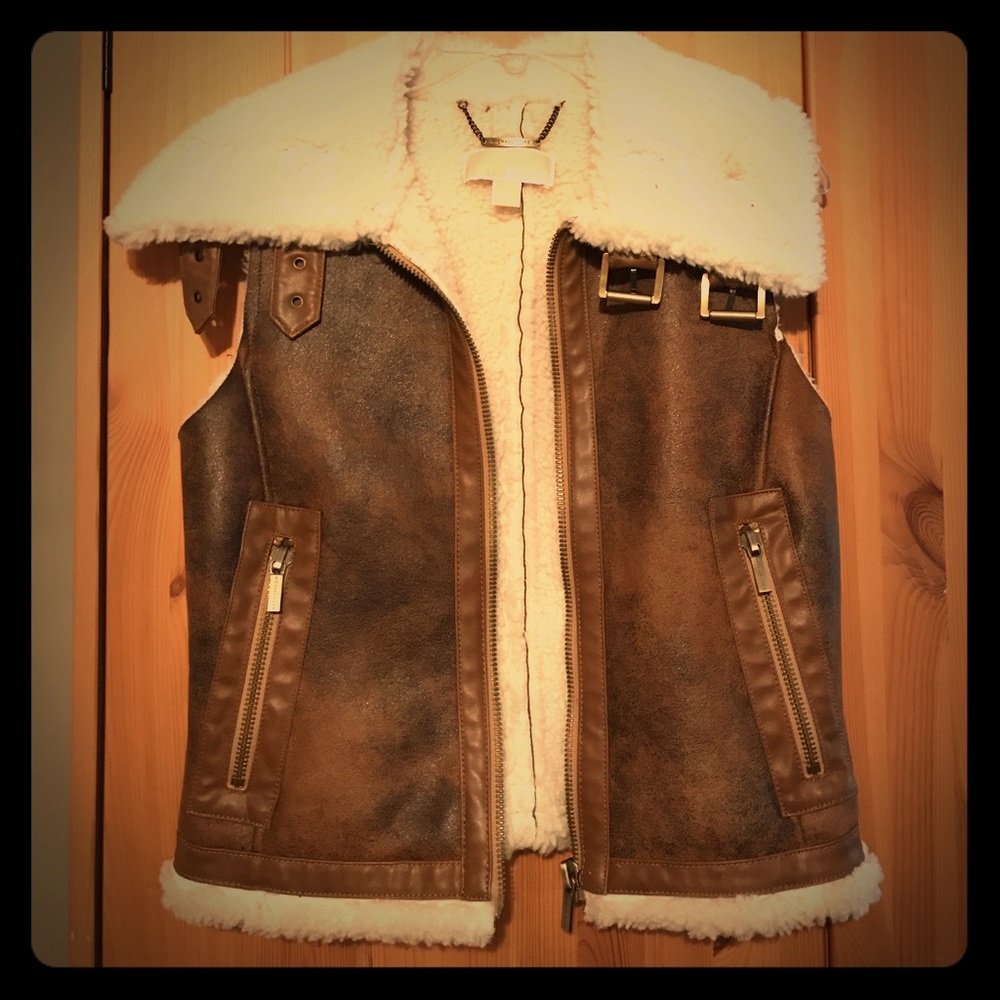Michael Kors Sherpa Vest