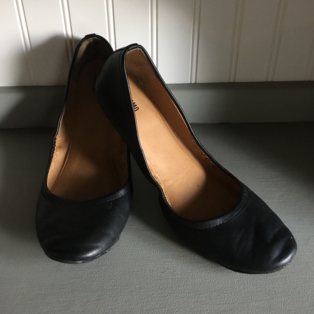 Mossimo Scrunch Flats size 9 Black