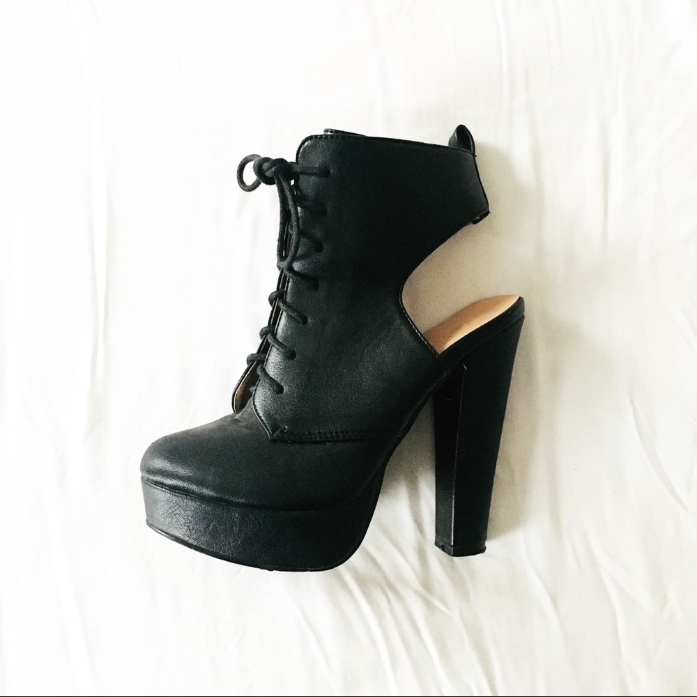 Forever 21 Cutout Boot