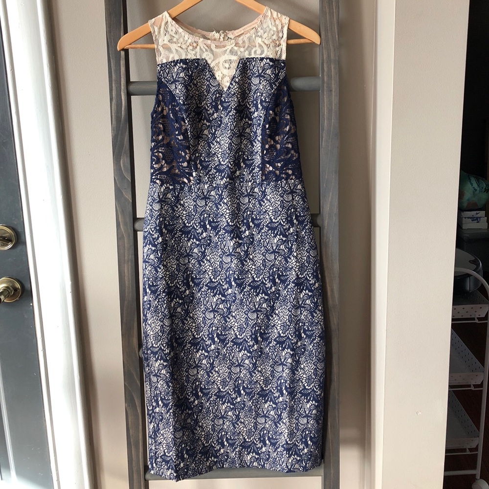 Anthropologie Alcina Lace pencil dress,  Size 4