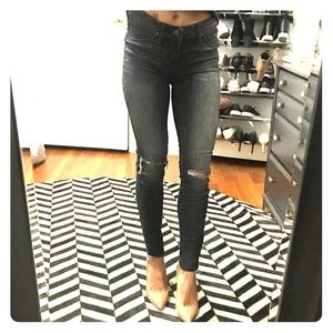 Grey black crop Jeggings!