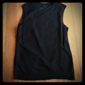 BR Mixed media sleeveless