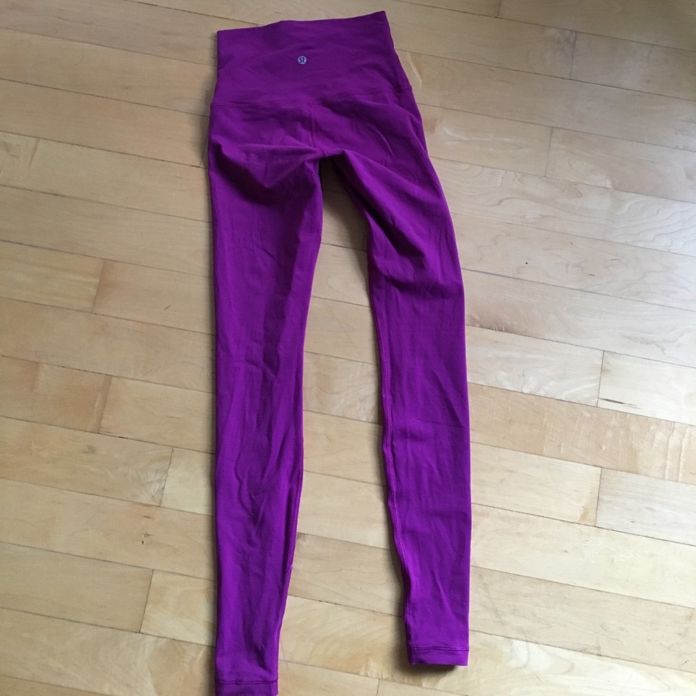 Pinkish-purple lulu pants size 4