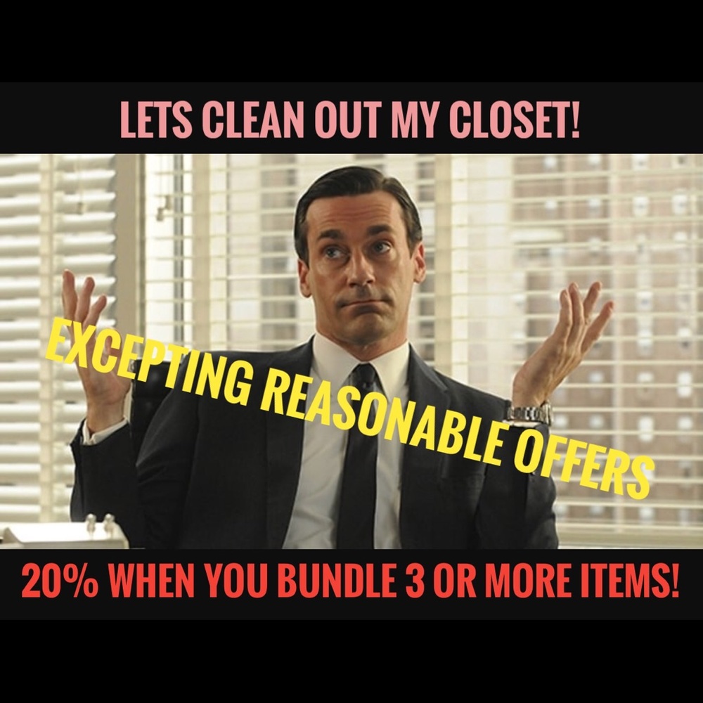 20% off three items or more!