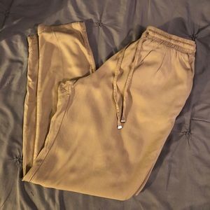 Khaki pants.