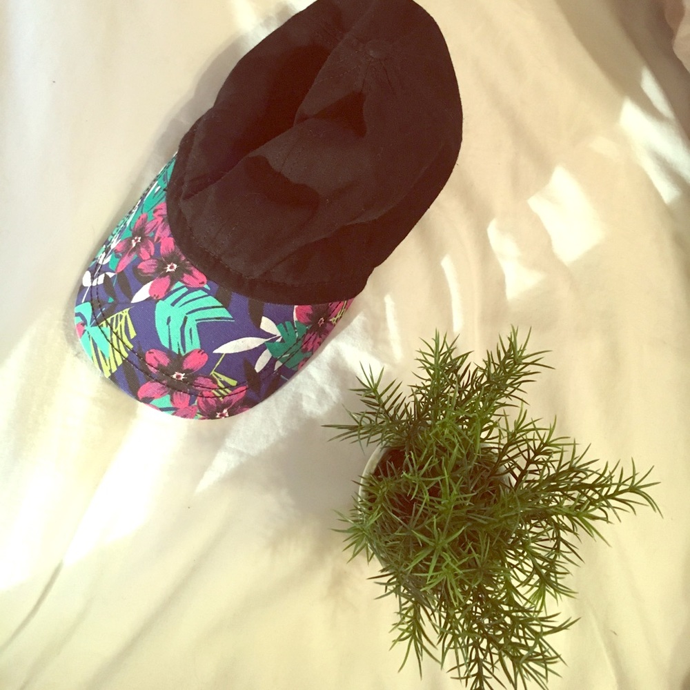 Tropical Print Baseball Cap