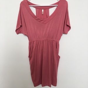 Pink short dress