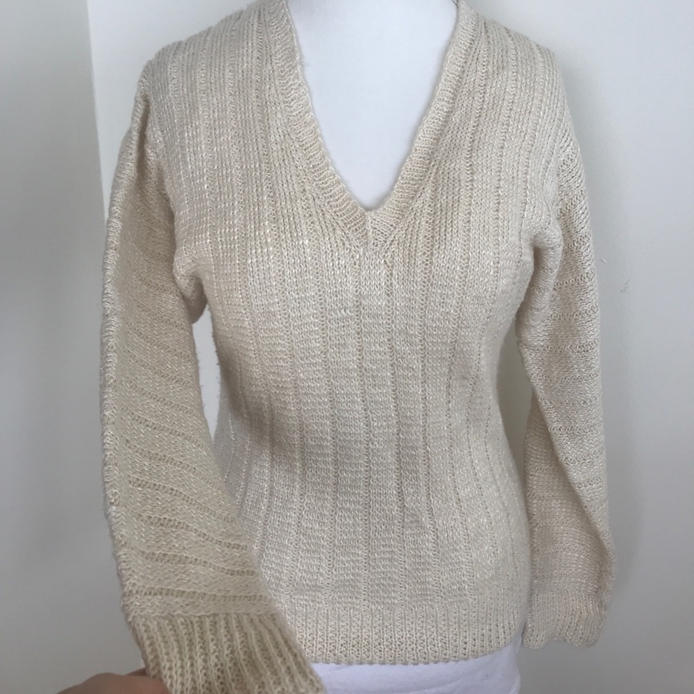 Ralph Lauren Linen Hand Knit Sweater