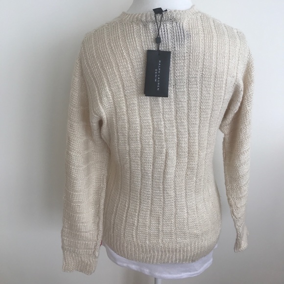 Ralph Lauren Linen Hand Knit Sweater - Picture 2 of 5