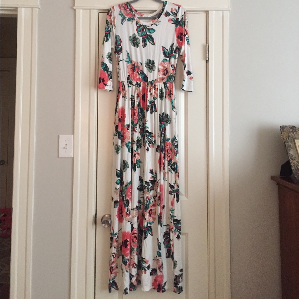 Floral maxi dress