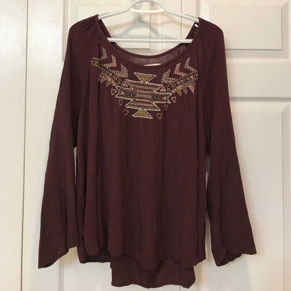 Gorgeous plumb colored shirt