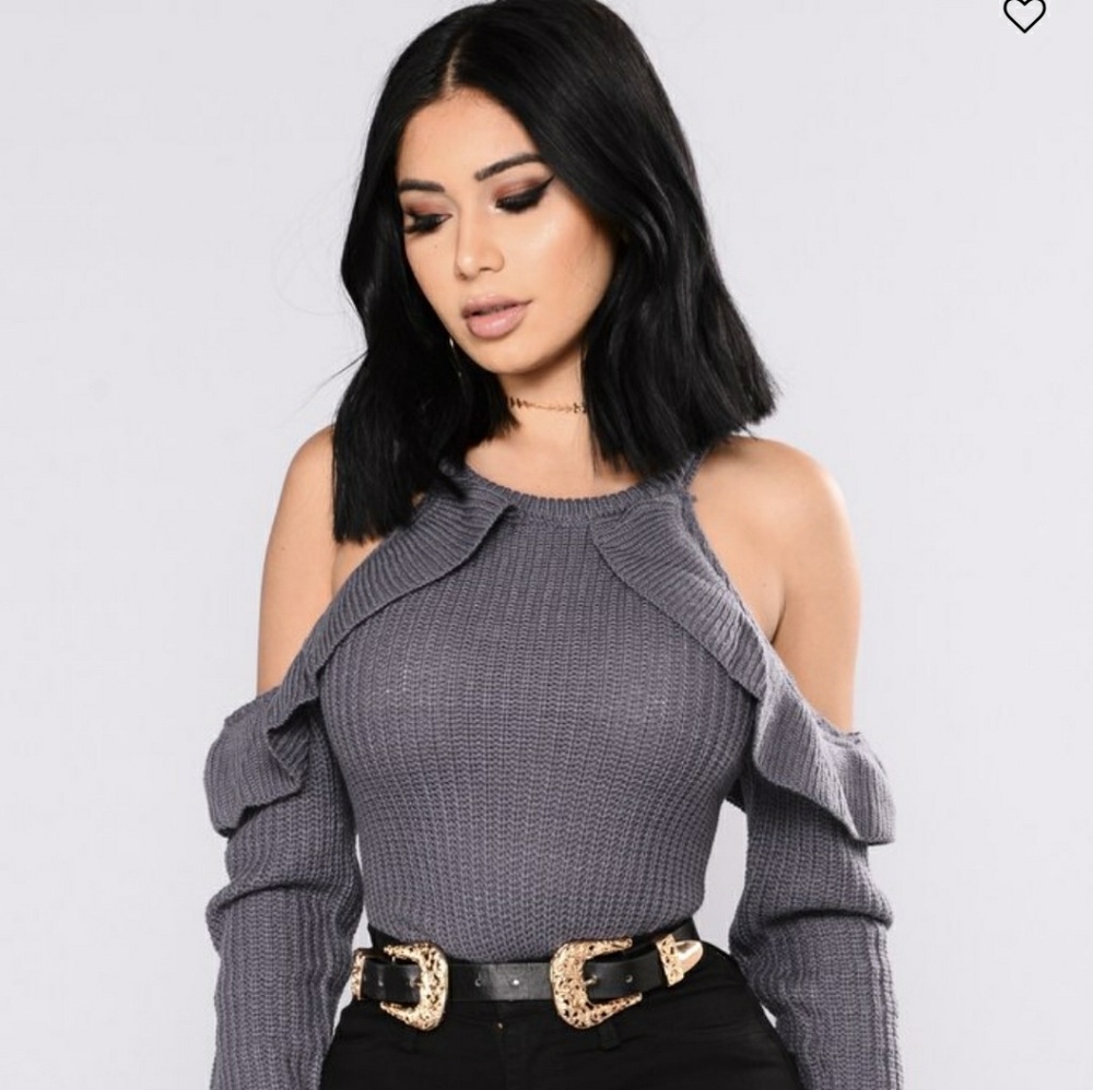 Fashion Nova Love Struck Long Sleeve Sweater