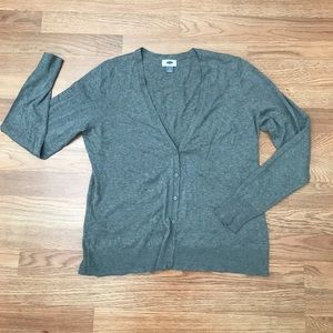 Old navy gray cardigan sweater