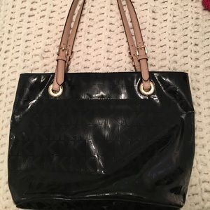 Black Patent Leather Michael Kors Purse