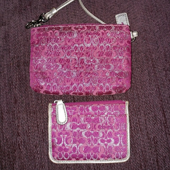 Coach Wristlet with Insert - Picture 3 of 5
