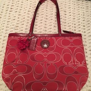 Red Coach Purse