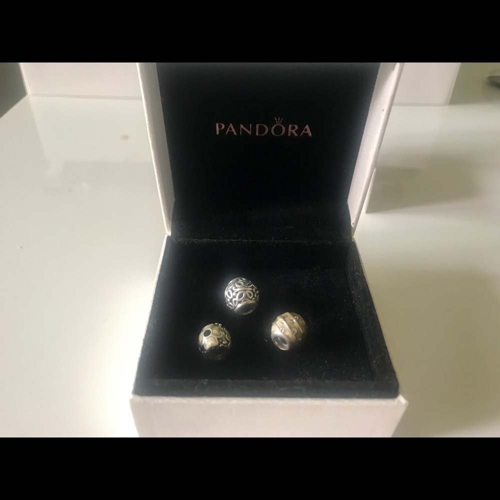 3 Pandora charms