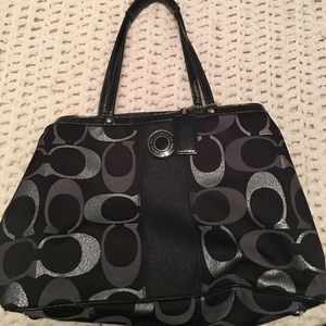 Black Coach Tote Purse