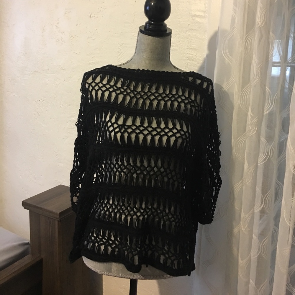 Cute Black Sweater Top