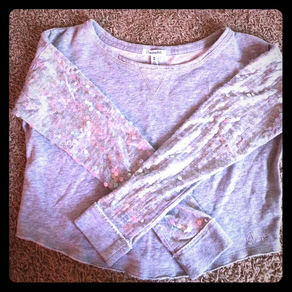Aeropostale sweatshirt cropped