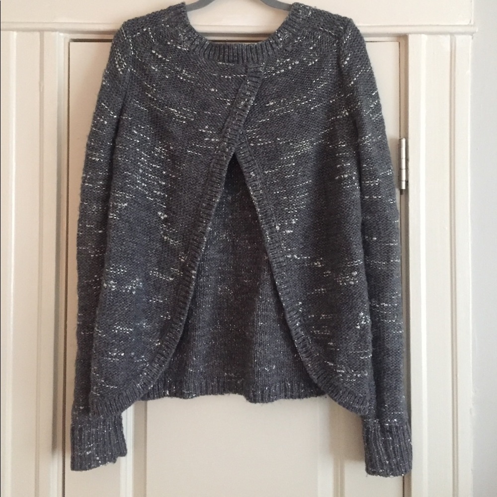 Open back sweater